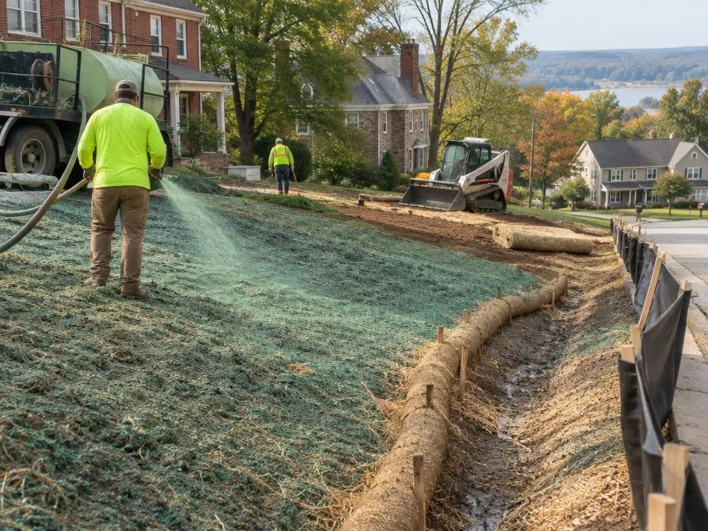 Slope Stabilization & Erosion Control in Philadelphia, PA